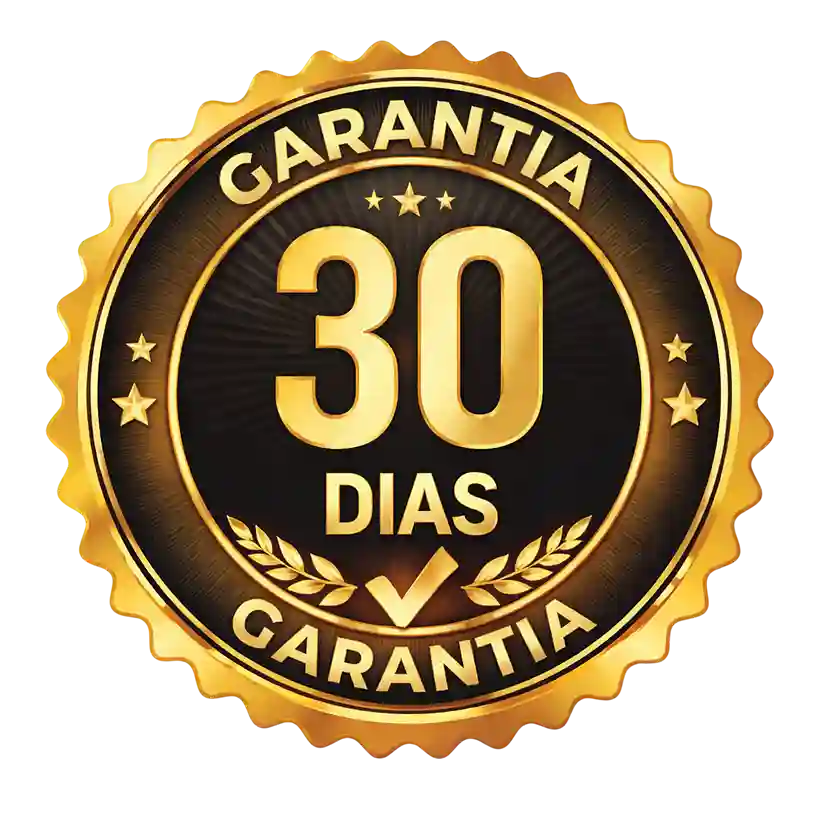 Selo de garantia incondicional de 30 dias